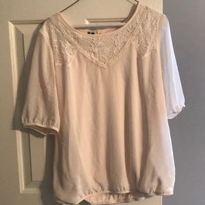 Cream blouse